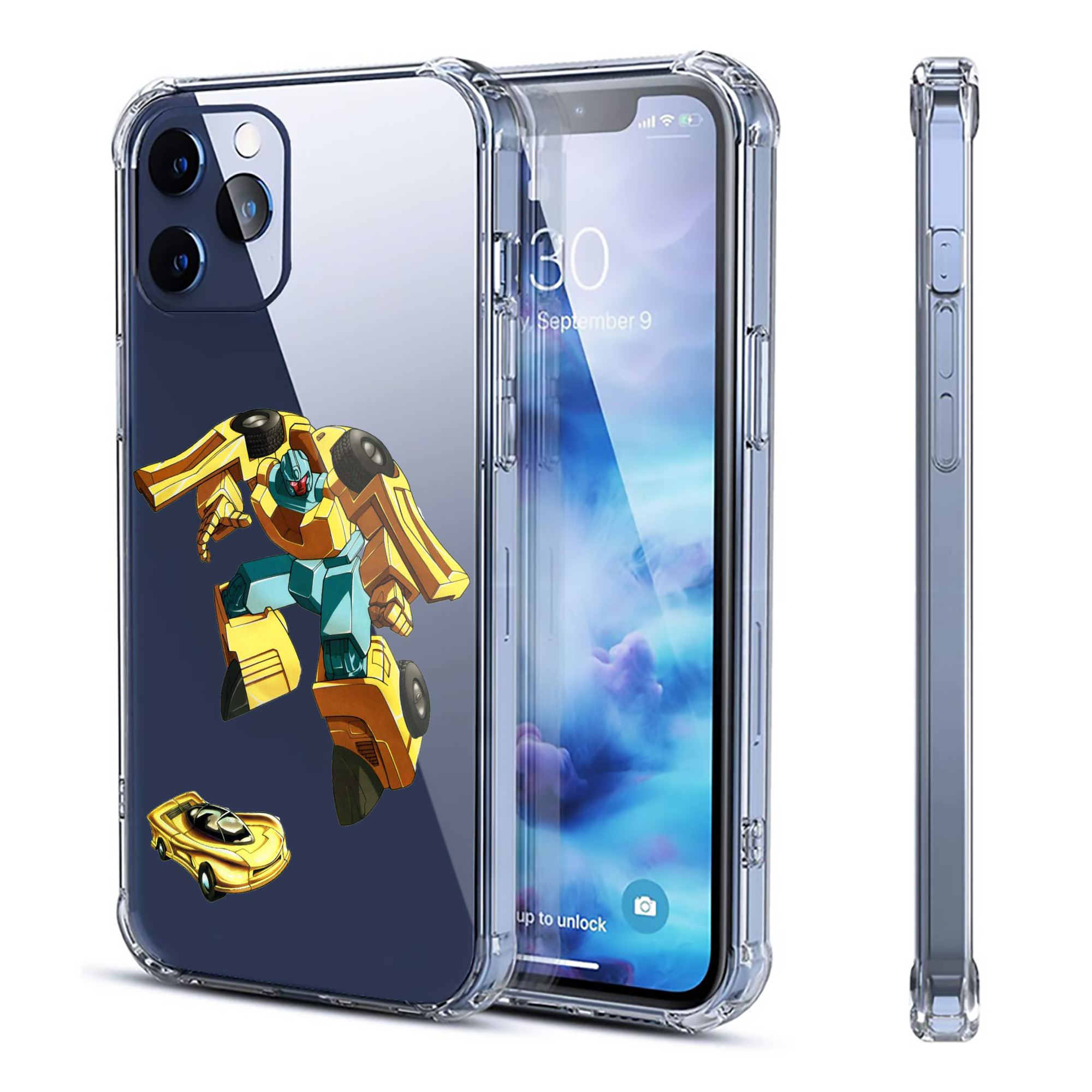 （画像用）  【iPhone 12シリーズ対応】透明スマホケース（クリアソフトケース）